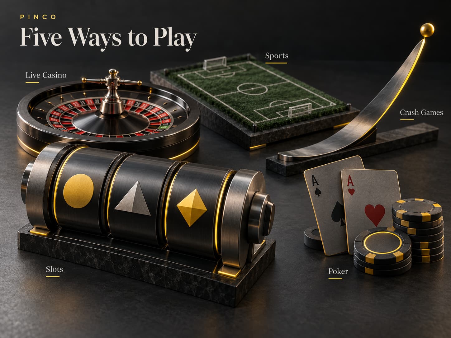 Pinco Casino gaming sections