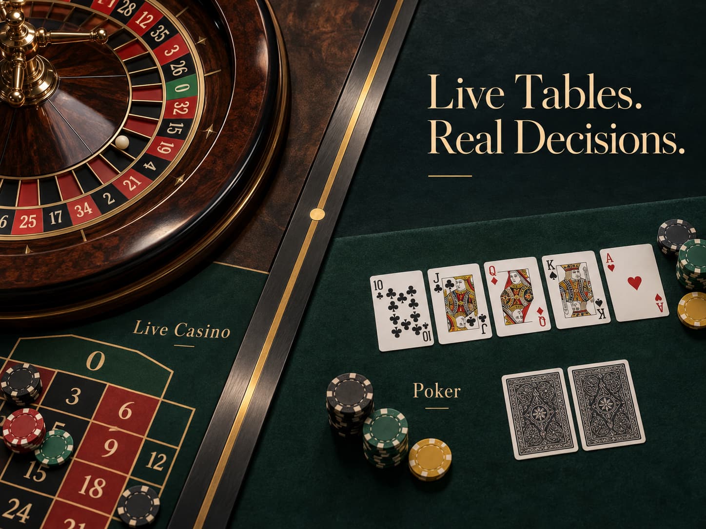 Pinco live casino and poker