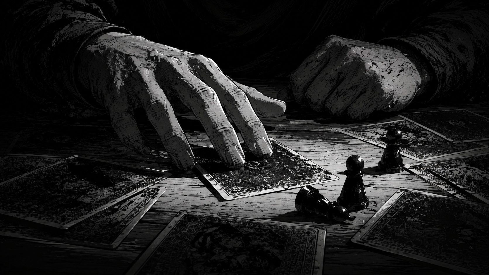 manga table scene hidden emotion